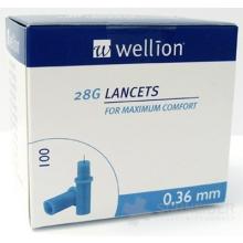 Wellion LANCETS 28G - Lanceta sterilná