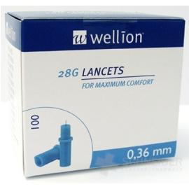 Wellion LANCETS 28G - Lanceta sterilná