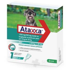 Ataxxa 1250 mg/250 mg (psy od 10 kg do 25 kg)