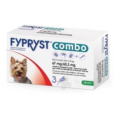 FYPRYST combo 67 mg/60,3 mg PSY 2-10 KG