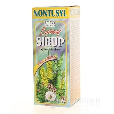 FYTO NONTUSYL Bylinný SIRUP bez cukru