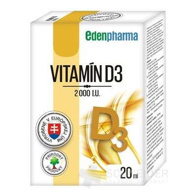 EDENPharma VITAMÍN D3 2000 I.U.