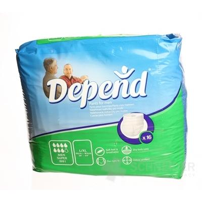 DEPEND PANTS SUPER L/XL