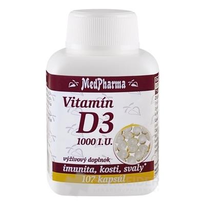 MedPharma Vitamín D3 1000 I.U.